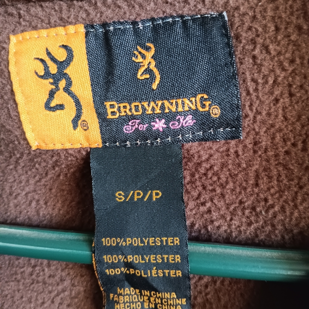 Womens Fleece Browning Jacket Size S - Picture 4 of 4